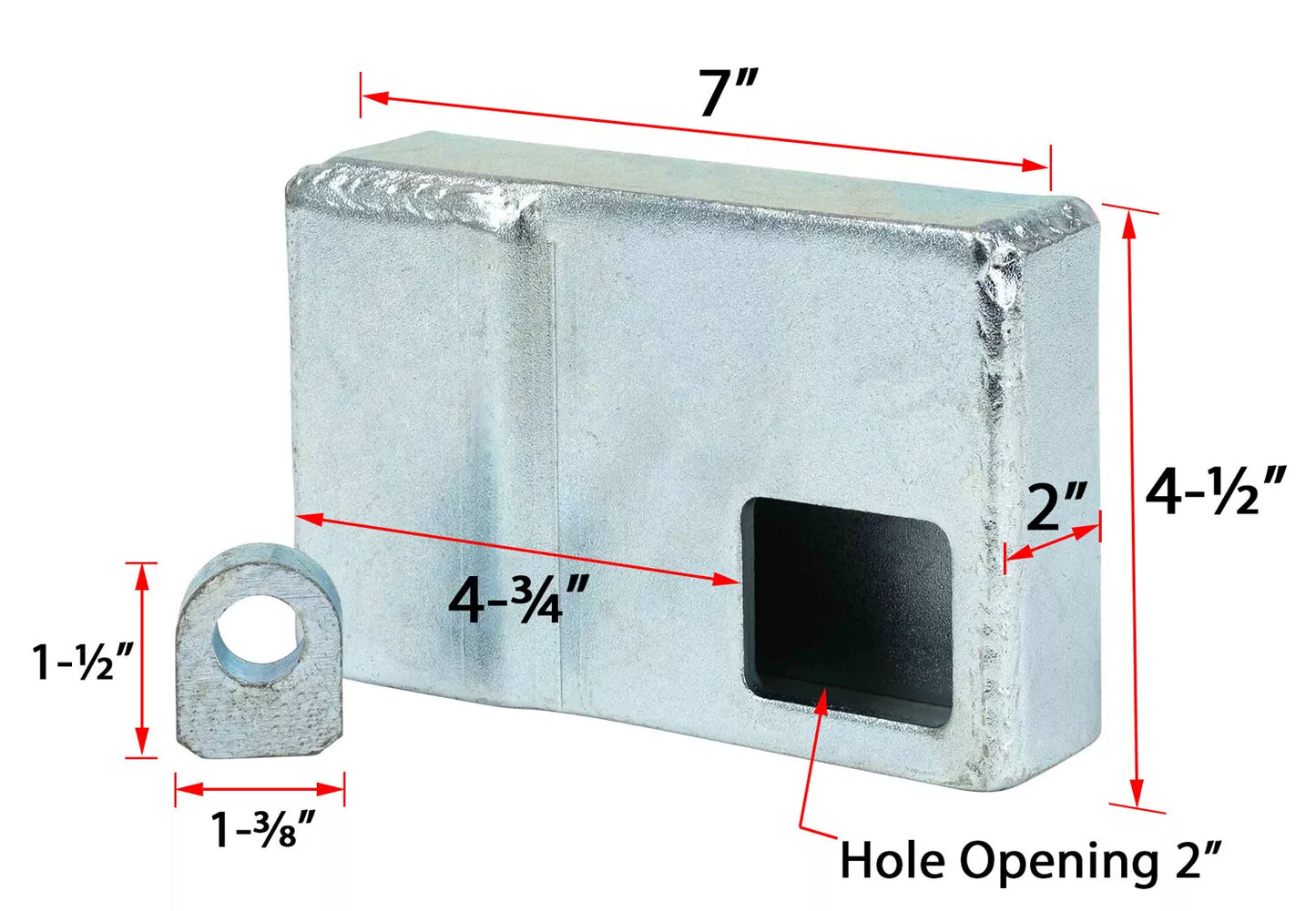 Weld-on Shipping Cargo Container High Security Lock Box