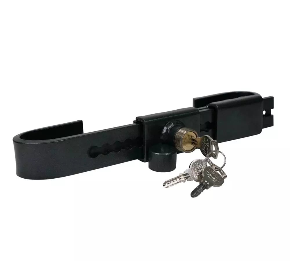 (2 Pack) Steel Cargo Door Lock/ Shipping Container Lock w/ 3 Keys per Bar