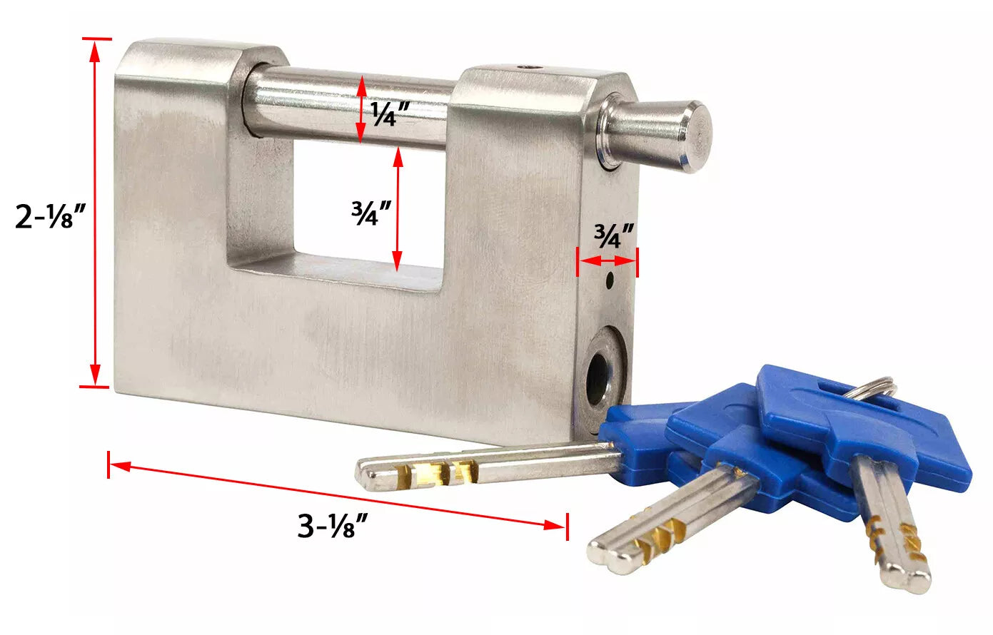 (1) Container Bolt On Lock Box (1) Container Padlock for Shipping Containers