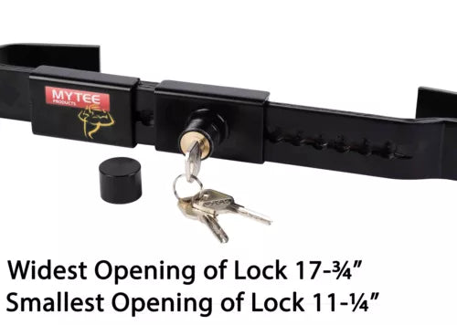 (2 Pack) Steel Cargo Door Lock/ Shipping Container Lock w/ 3 Keys per Bar