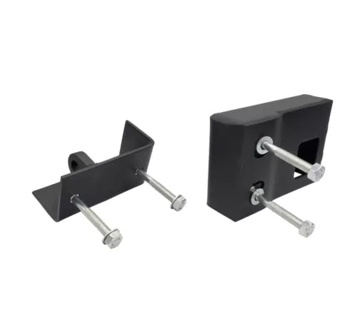 2 Pk Heavy-Duty Shipping Container Lock Box Bolt-On Detachable Hardware Included